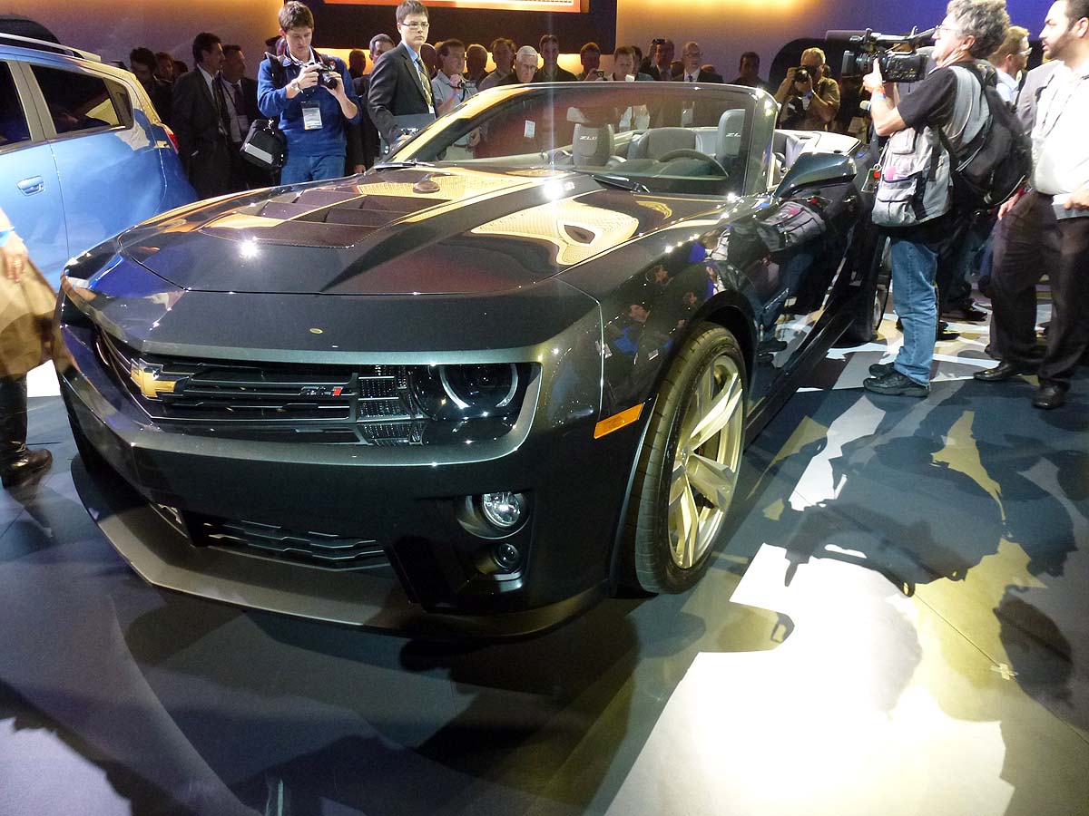 LA motor show 2011: Camaro ZL1 convertible
