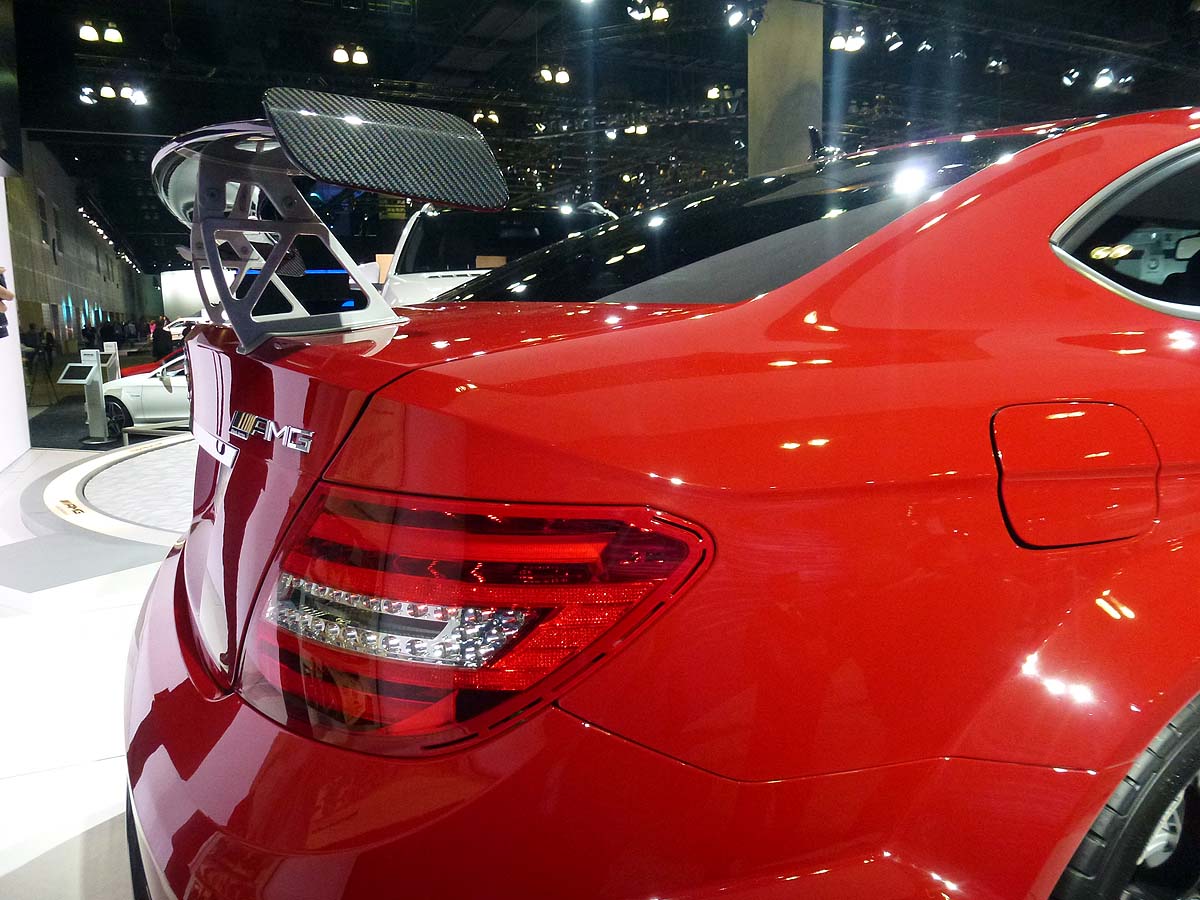 LA motor show 2011: Mercedes C63 AMG Black