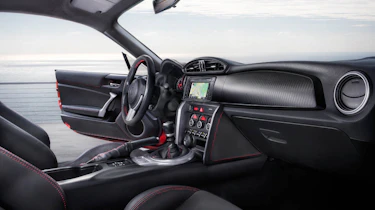 Toyota GT 86 rear-drive coupe interior