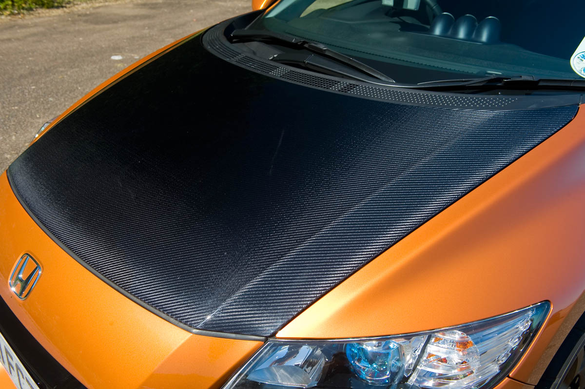 Mugen Honda CR-Z hybrid coupe carbon bonnet