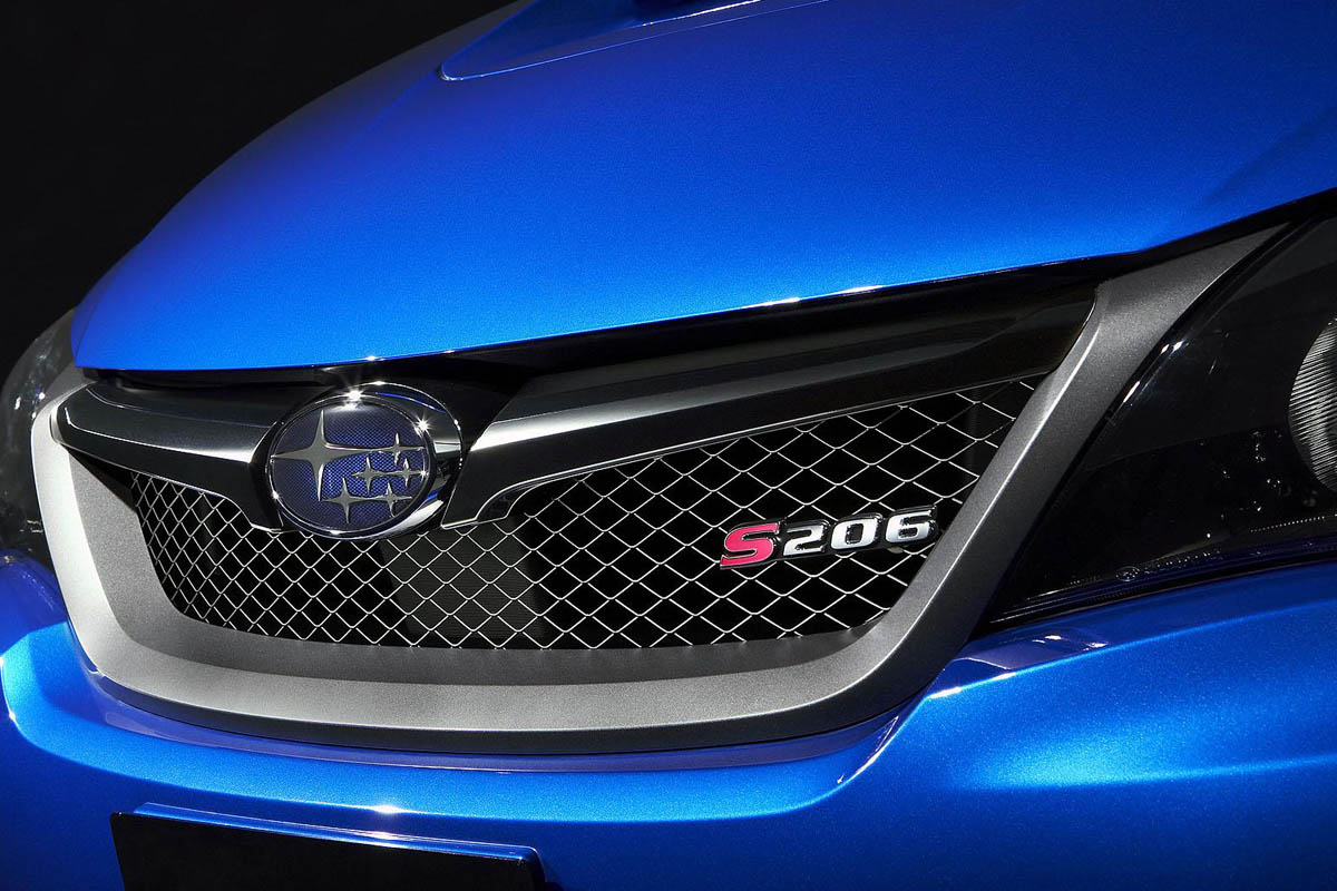 Subaru Impreza WRX STI S206 grille