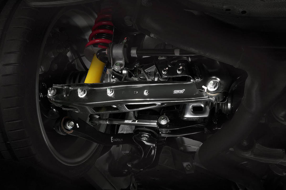 Subaru Impreza STI S206 suspension
