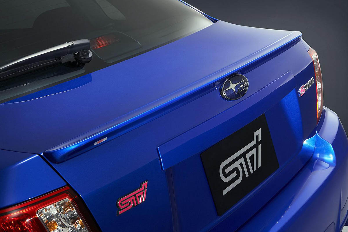 Subaru Impreza STI S206 rear spoiler