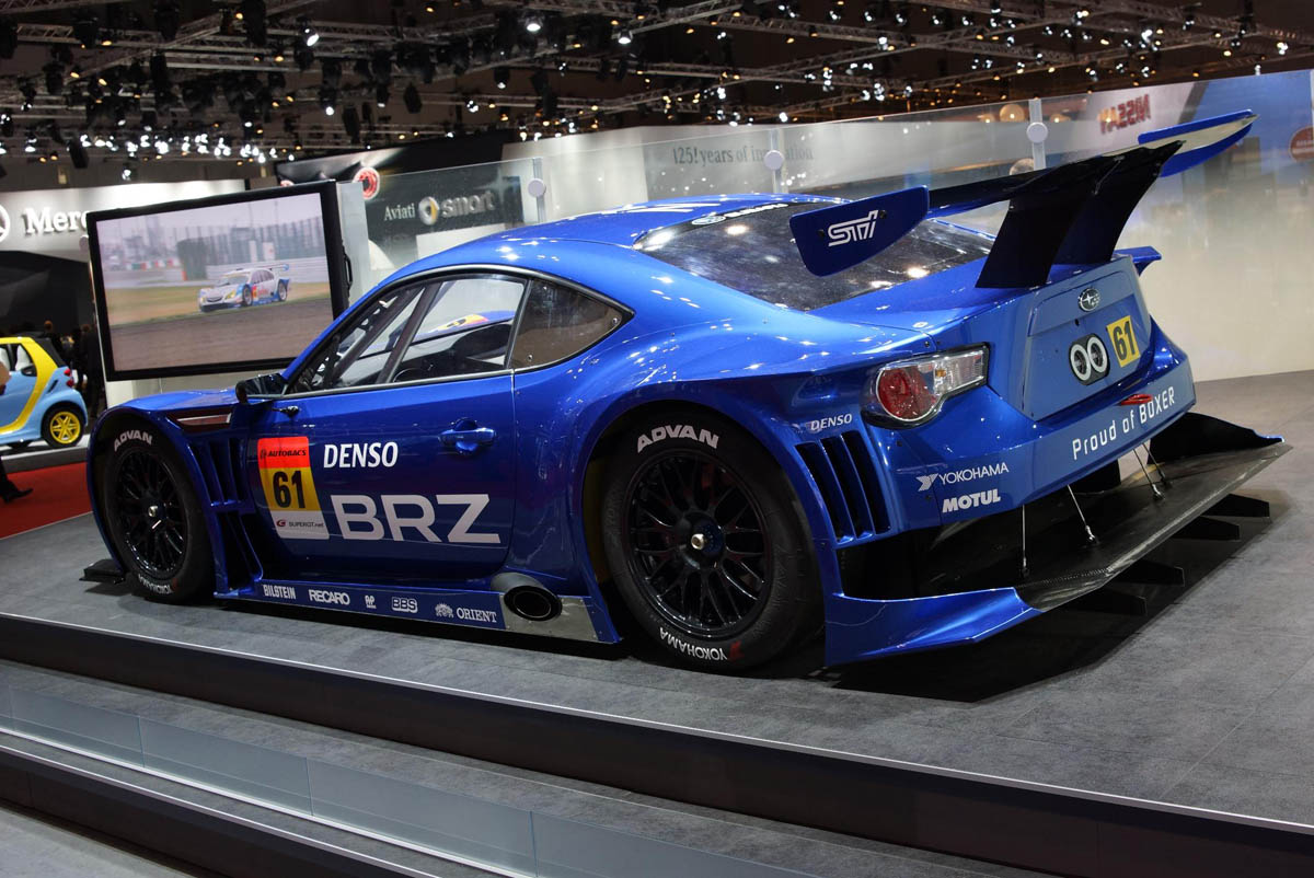 Subaru BRZ GT300 racing car