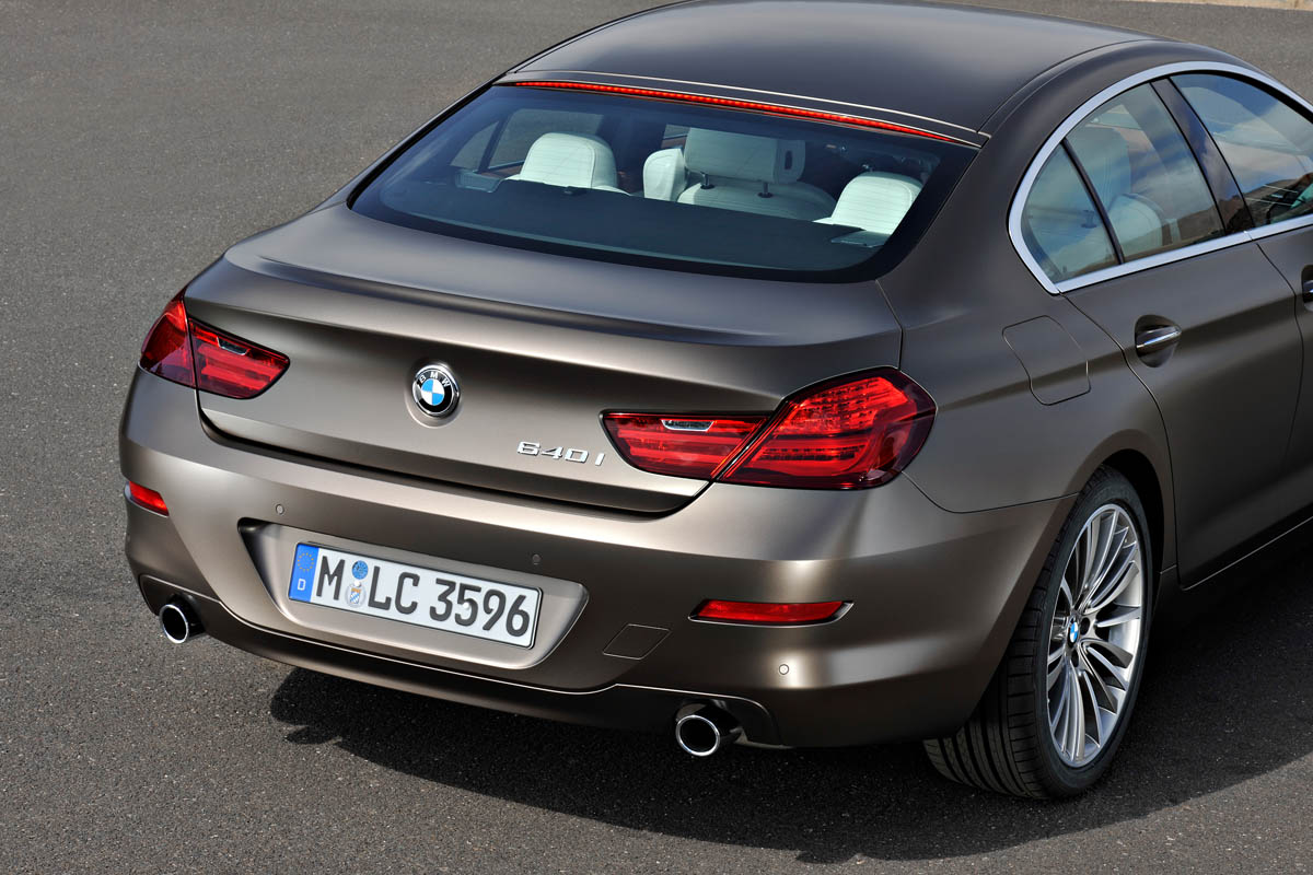BMW 6-series Gran Coupe rear view