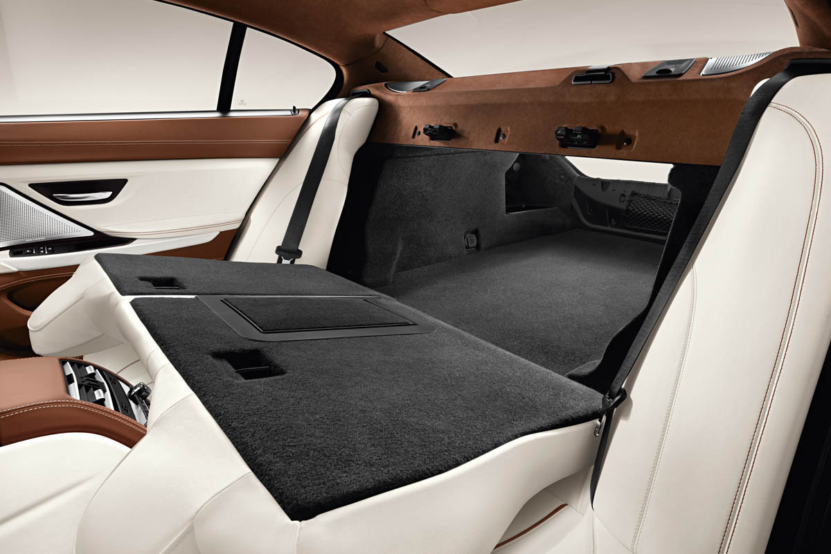 BMW 6-series Gran Coupe rear space