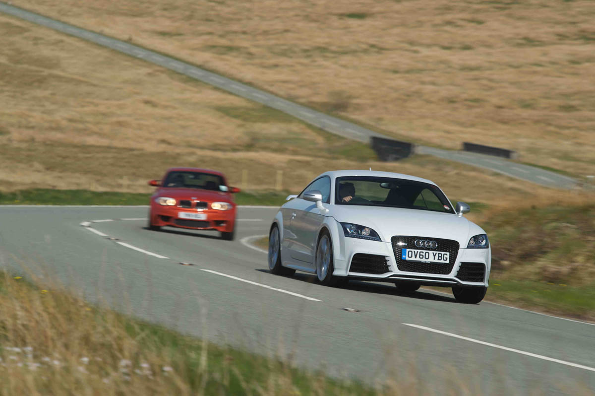 BMW 1-series M Coupe Audi TT RS