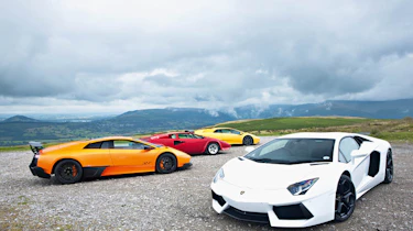 Lamborghini Aventador meets Countach, Diablo, Murcielago