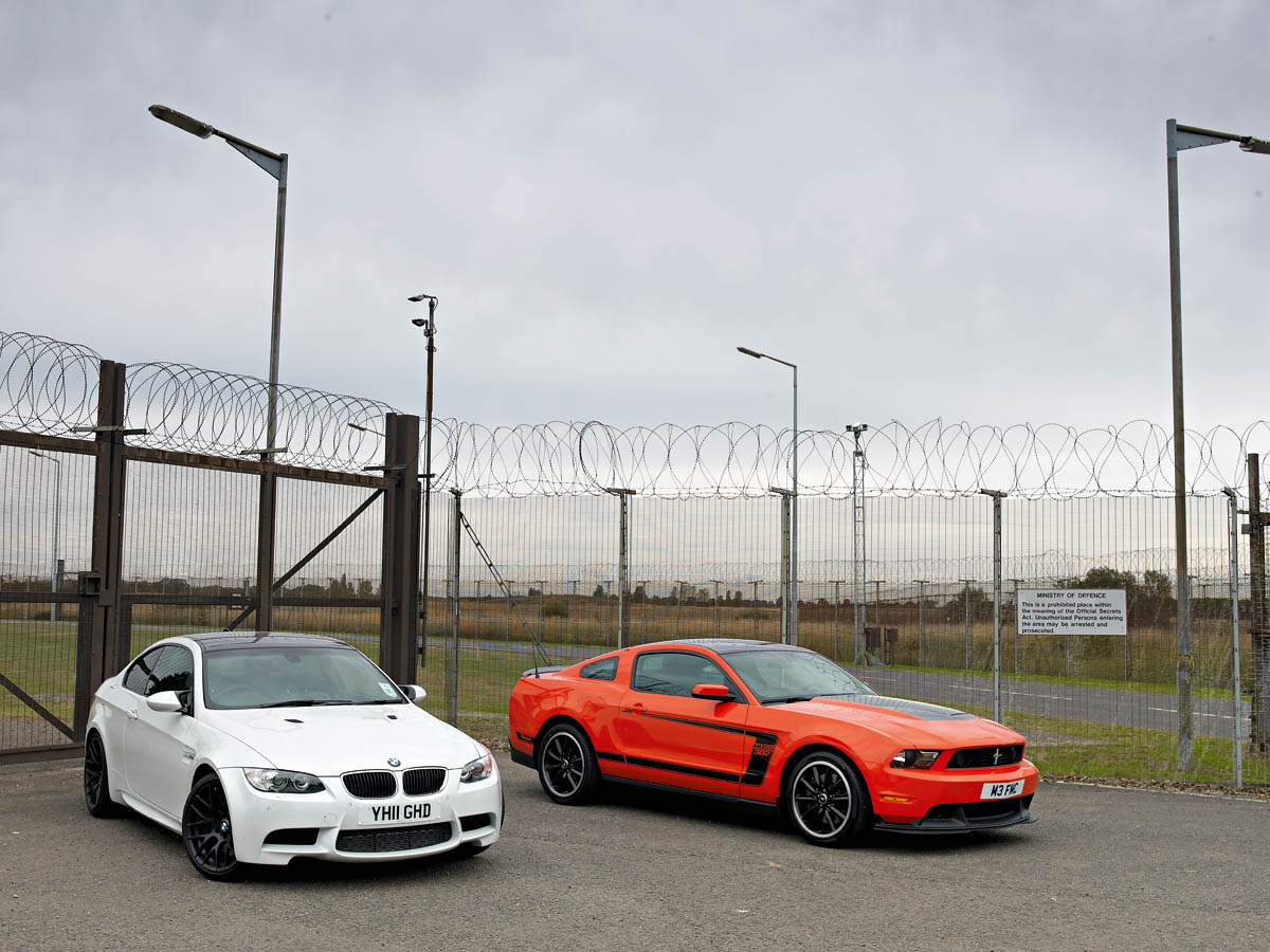 Ford Mustang Boss 302 v BMW M3 v Audi RS5 v Mercedes C63 AMG Coupe