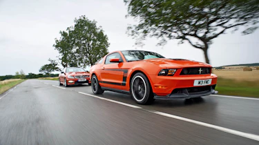 Ford Mustang Boss 302 v BMW M3 v Audi RS5 v Mercedes C63 AMG Coupe