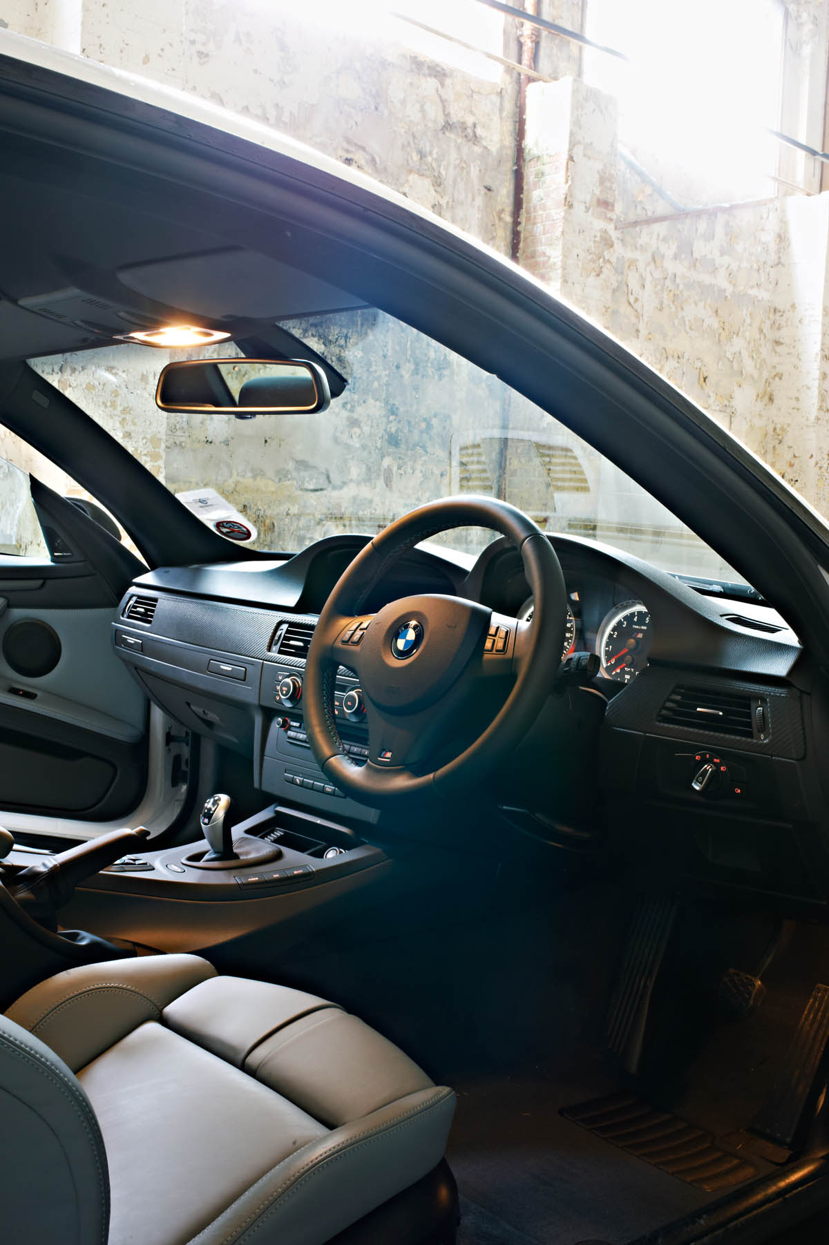 BMW M3 coupe interior