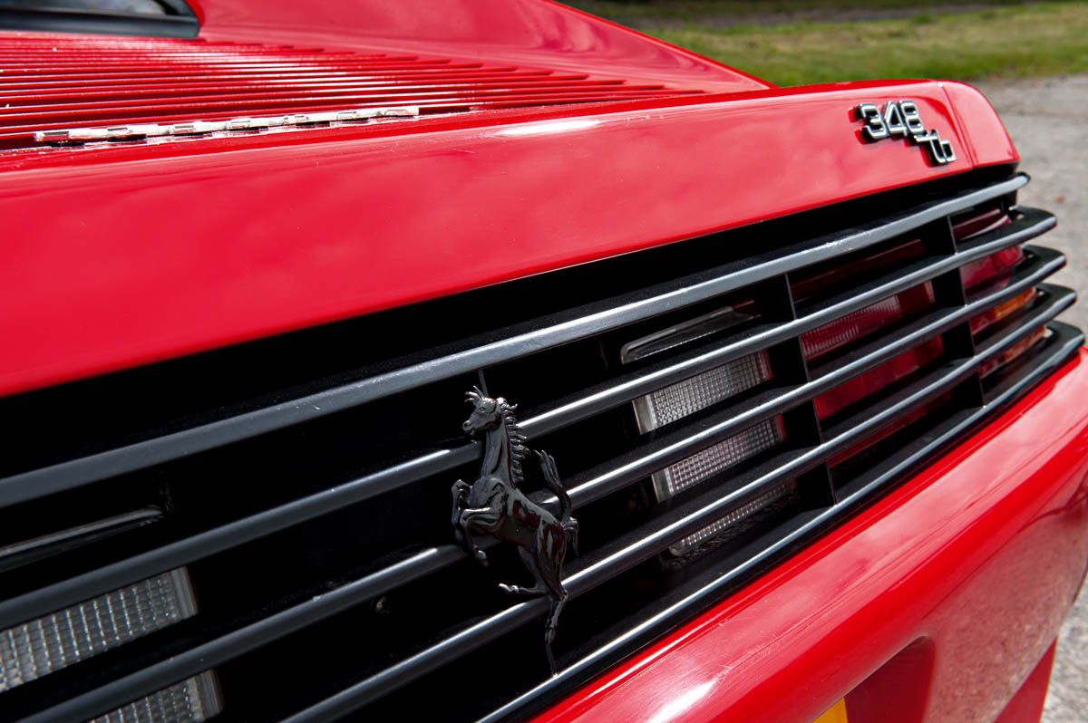 Ferrari 348 tB rear view