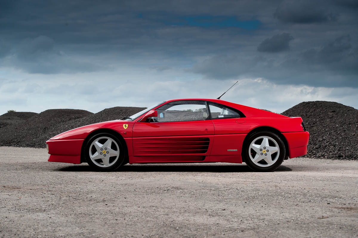 Ferrari 348 tB side profile