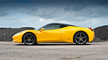 Ferrari 458 Italia side profile