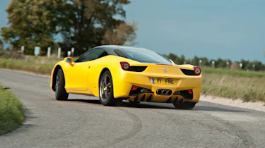 Ferrari 458 Italia sideways