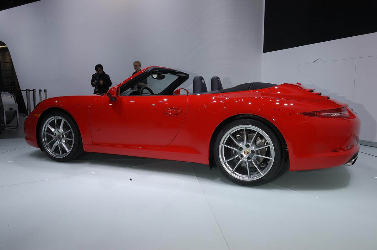 Detroit motor show: Porsche 911 Cabriolet
