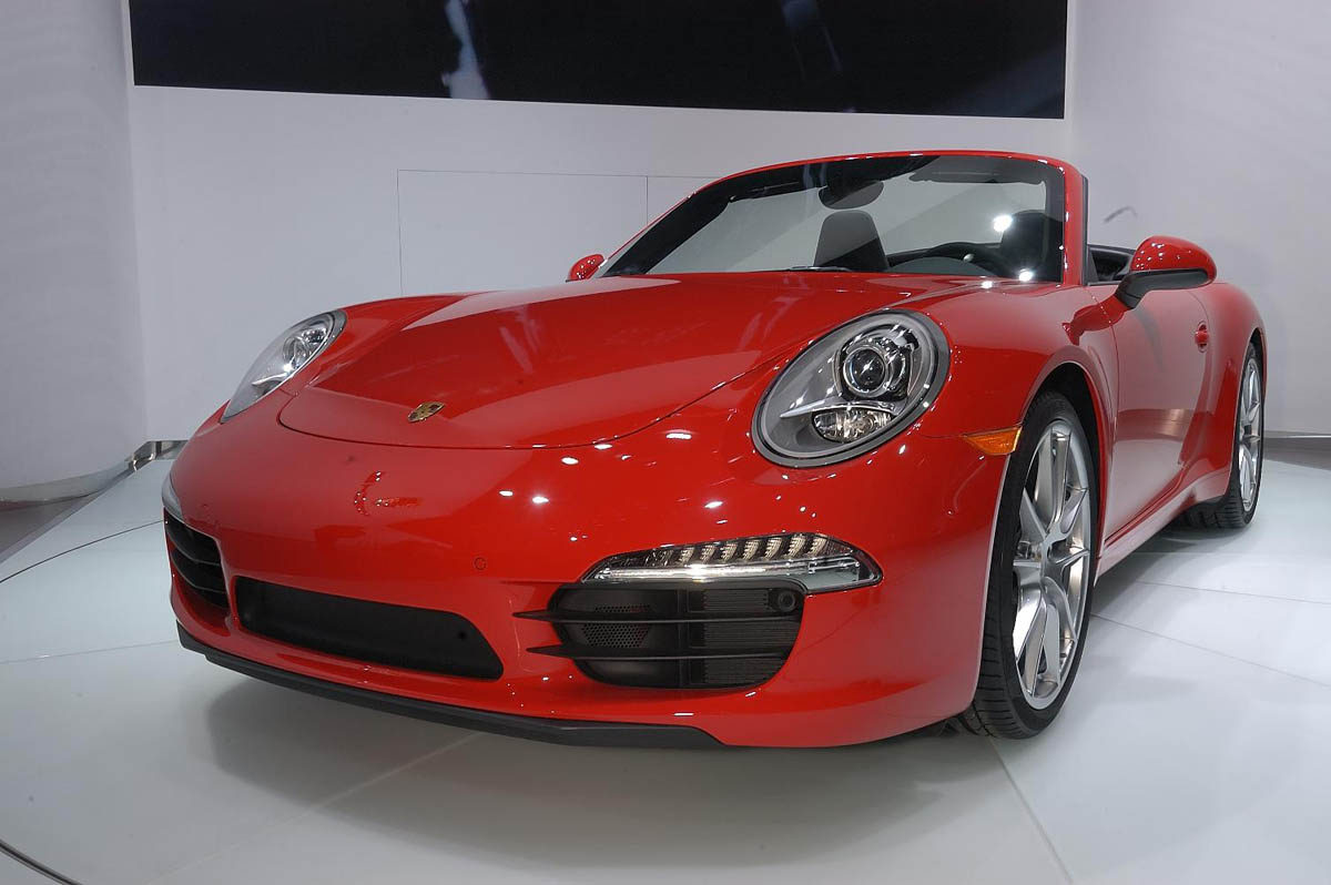 Detroit motor show: Porsche 911 Cabriolet