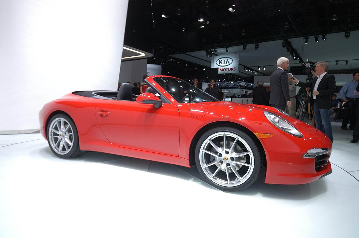 Detroit motor show: Porsche 911 Cabriolet