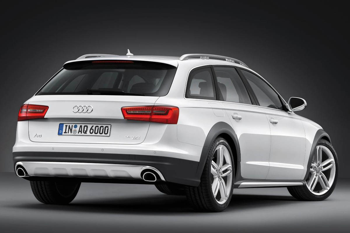 New Audi A6 Allroad rear view