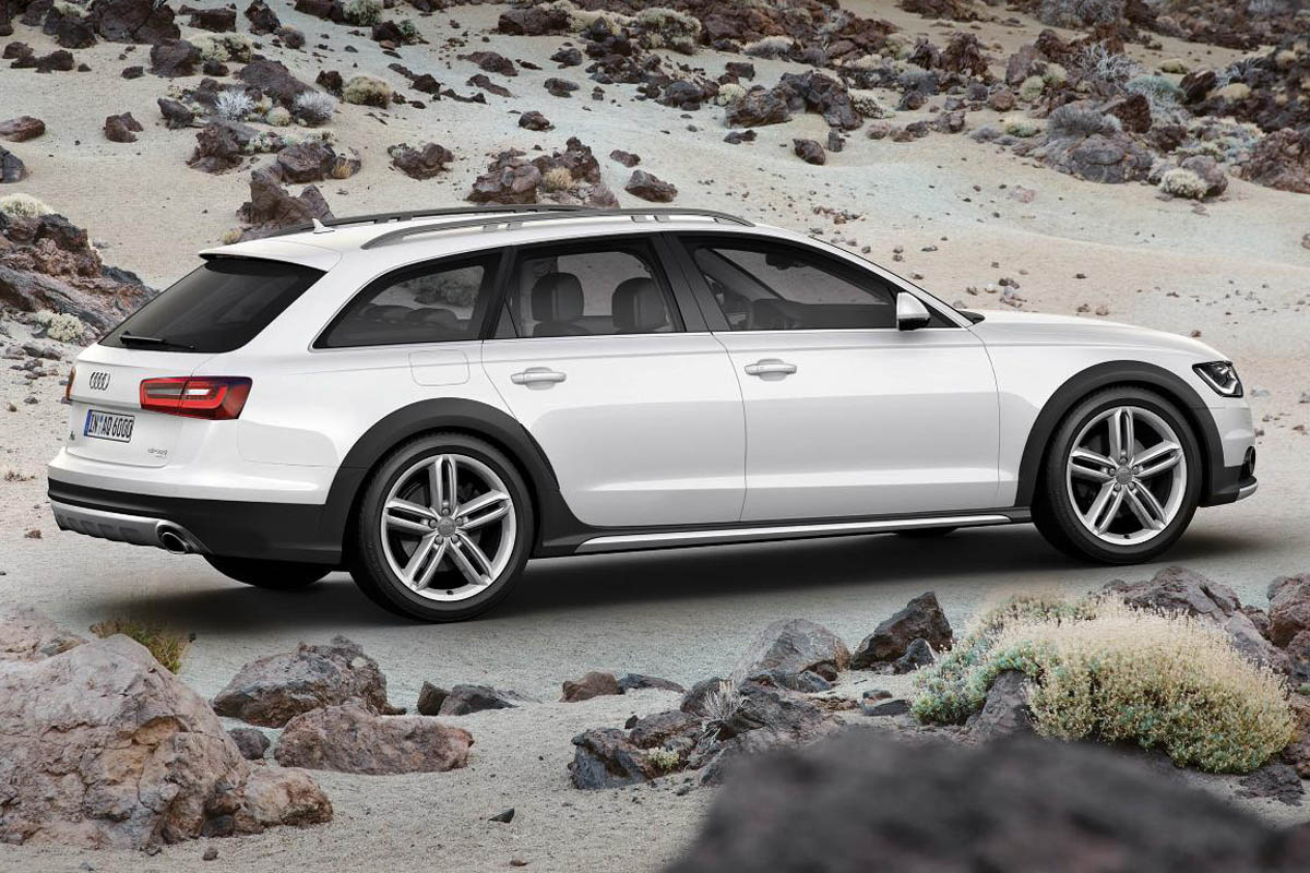 New Audi A6 Allroad side profile