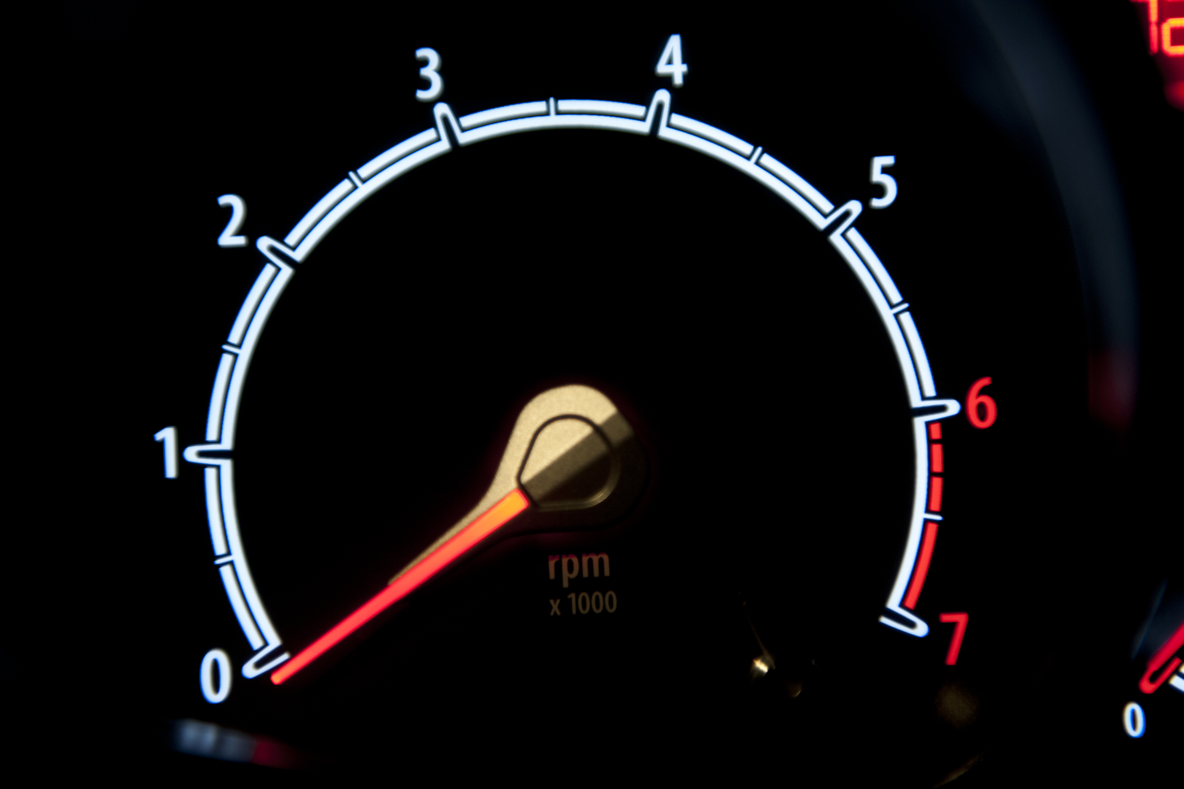 Ford Fiesta Metal rev counter