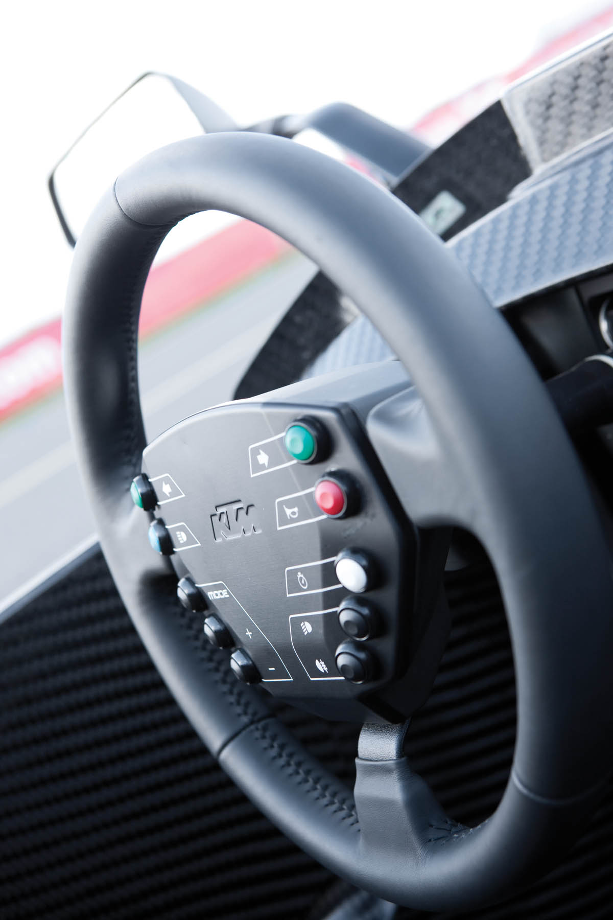 KTM X-Bow R steering wheel