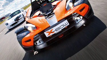 KTM X-Bow R on track