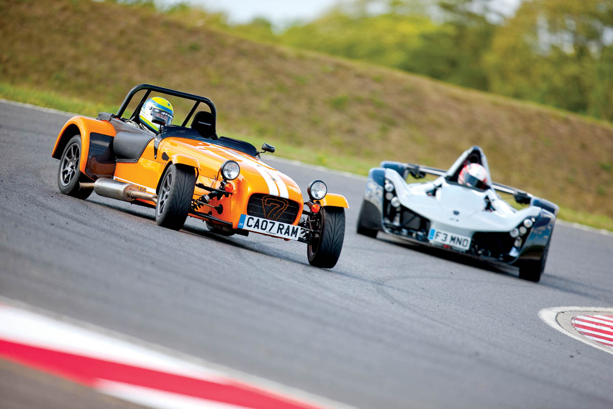 Caterham Superlight BAC Mono on track