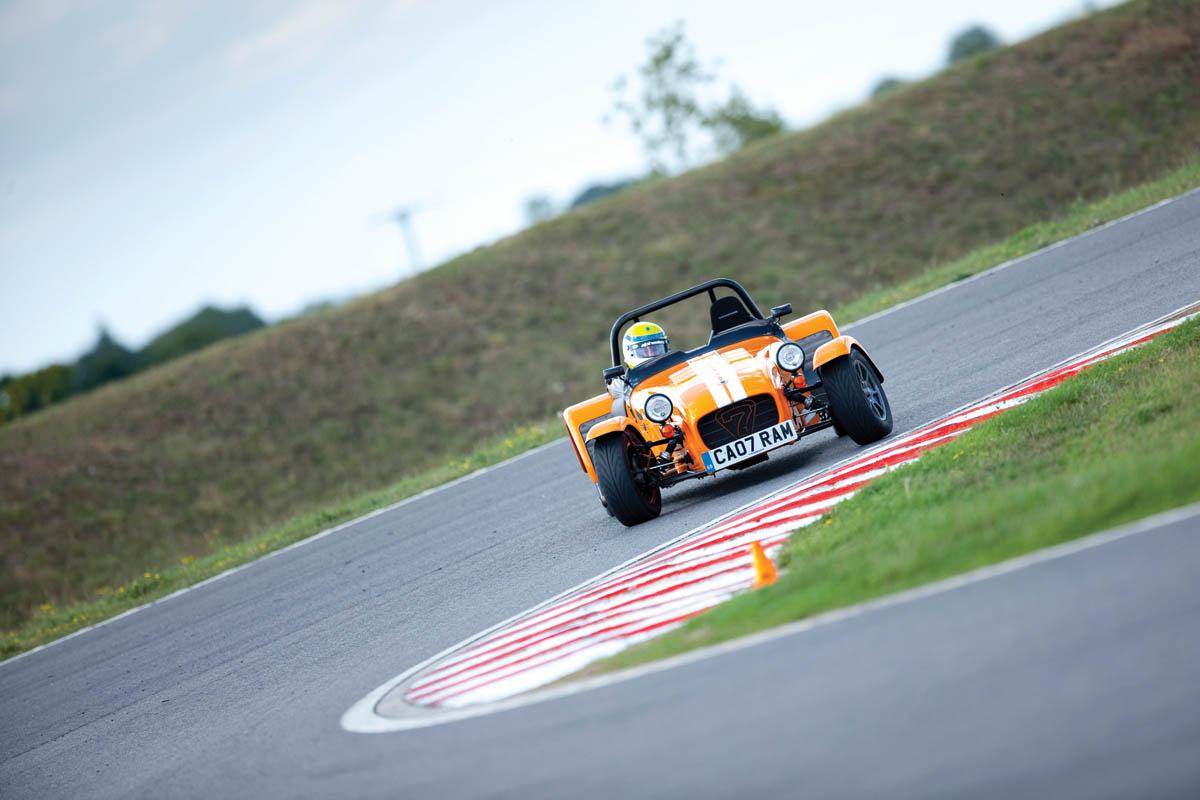 Caterham Superlight on track