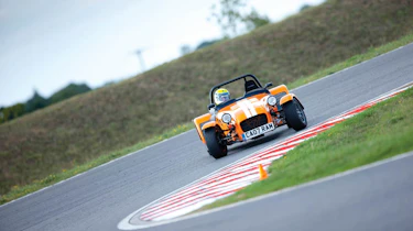 Caterham Superlight on track