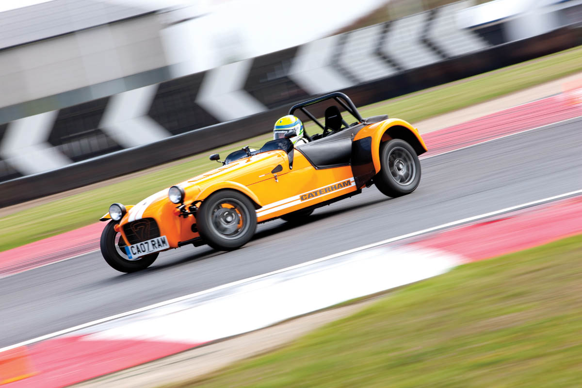 Caterham Superlight on track