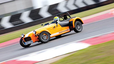 Caterham Superlight on track