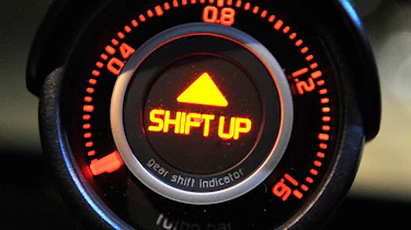 Abarth 500 shift up light