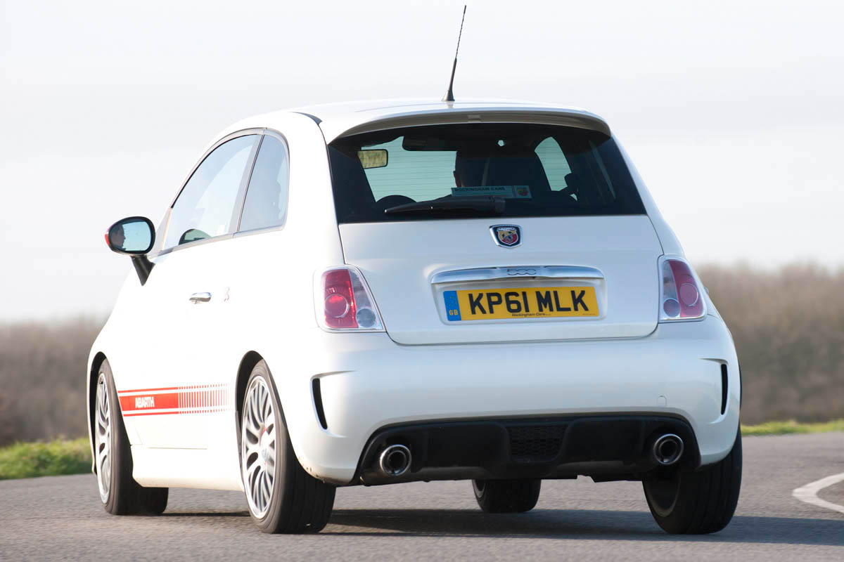 Abarth 500 rear view