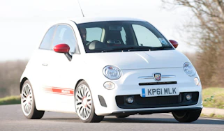 Abarth 500 cornering