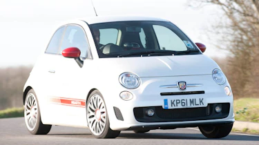 Abarth 500 cornering