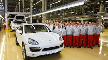 Porsche celebrates 100,000th Cayenne