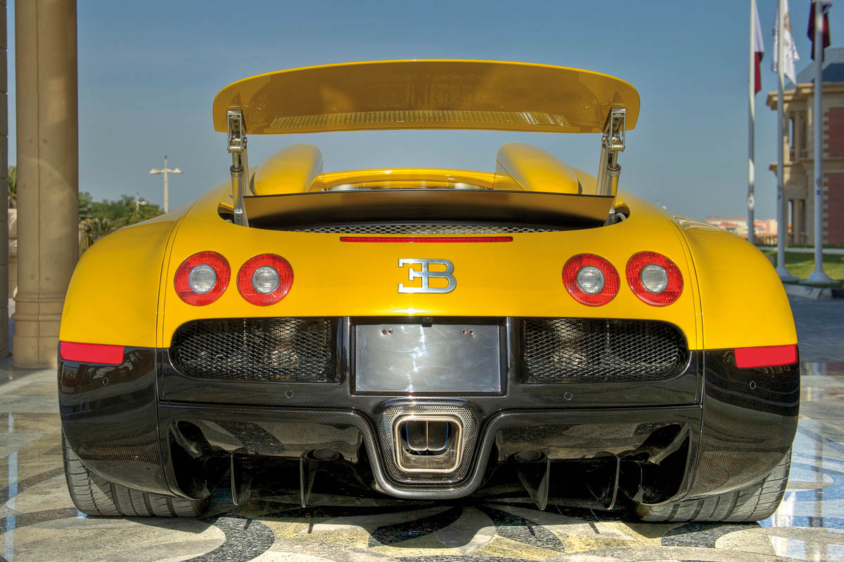 Special edition Bugatti Veyron at Qatar
