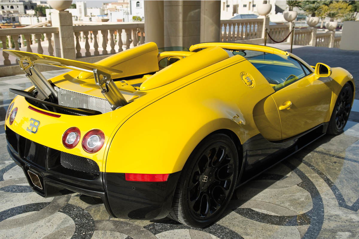 Special edition Bugatti Veyron at Qatar