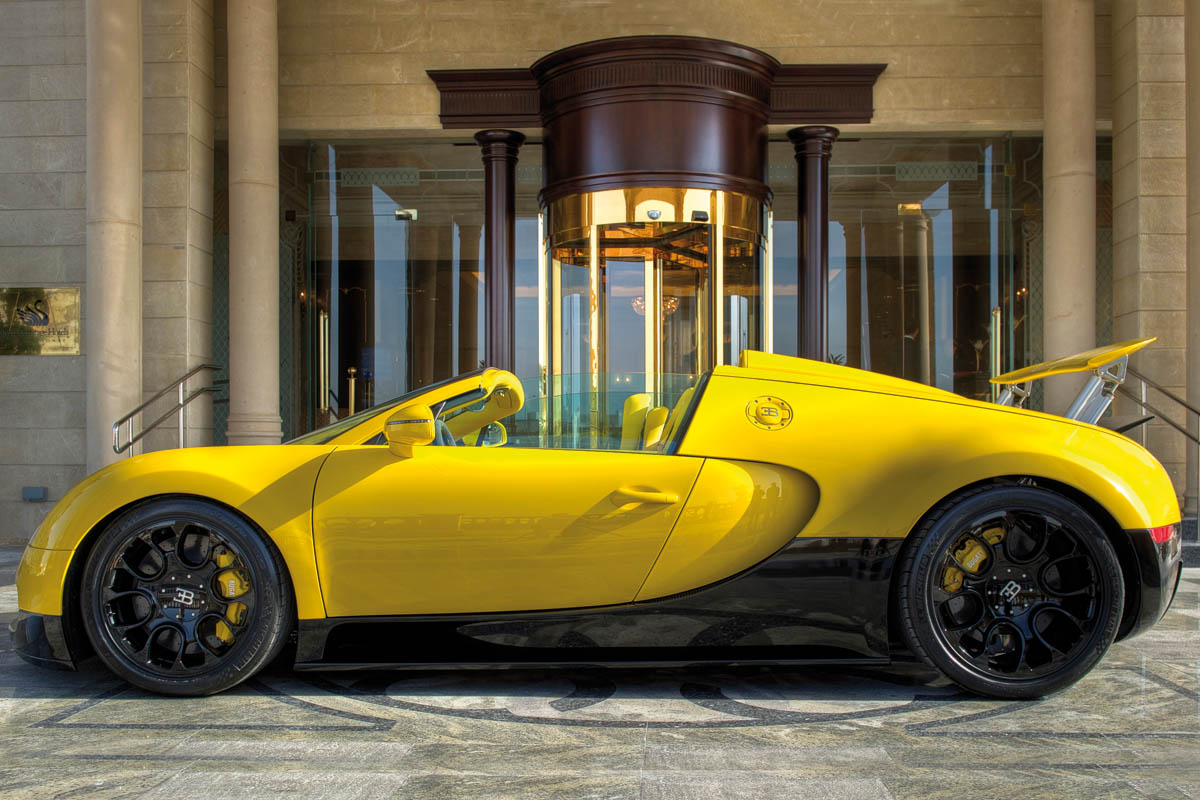 Special edition Bugatti Veyron at Qatar
