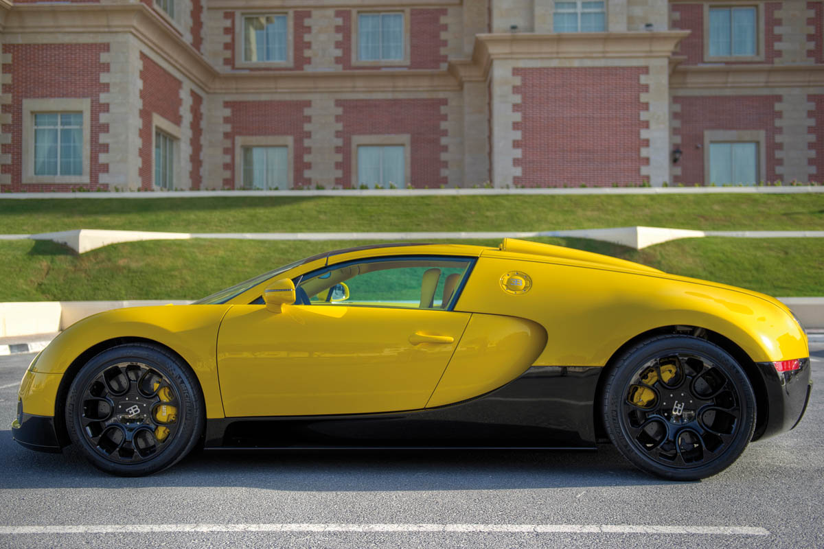 Special edition Bugatti Veyron at Qatar