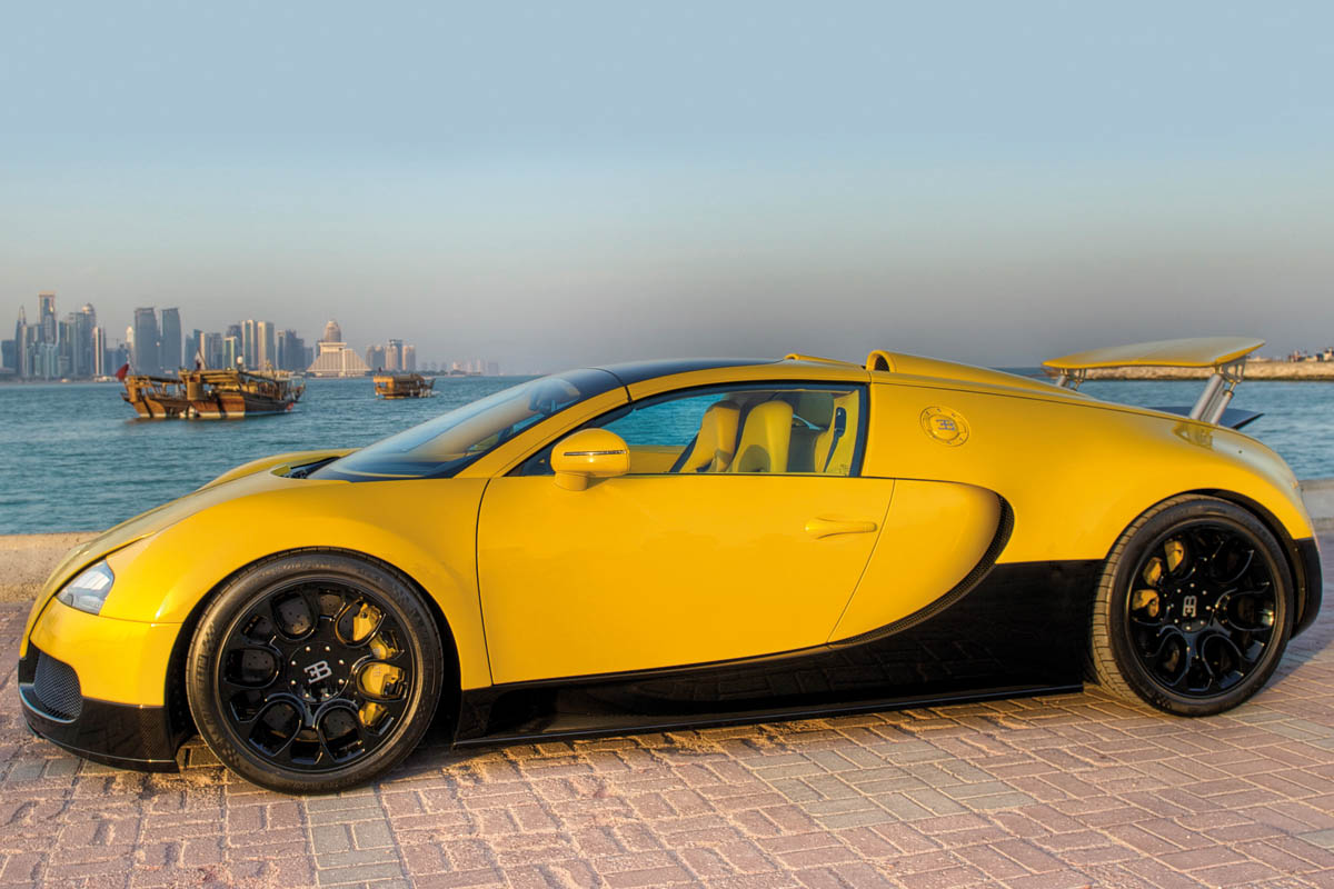 Special edition Bugatti Veyron at Qatar
