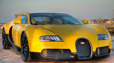 Special edition Bugatti Veyron at Qatar