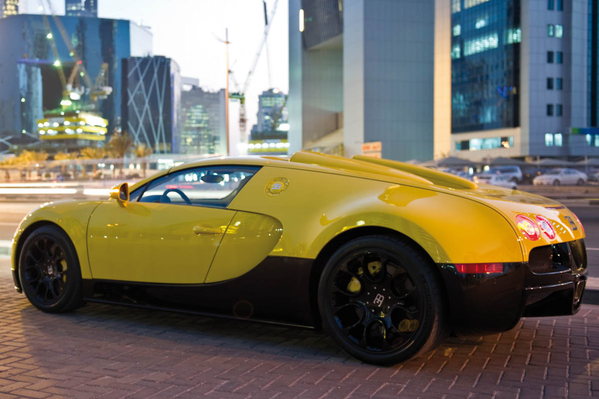 Special edition Bugatti Veyron at Qatar