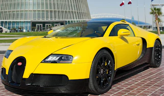 Special edition Bugatti Veyron at Qatar