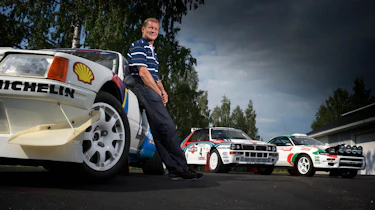 Juha Kankkunen and his rally cars