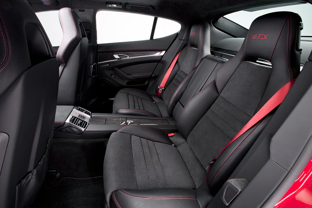Porsche Panamera GTS rear seats