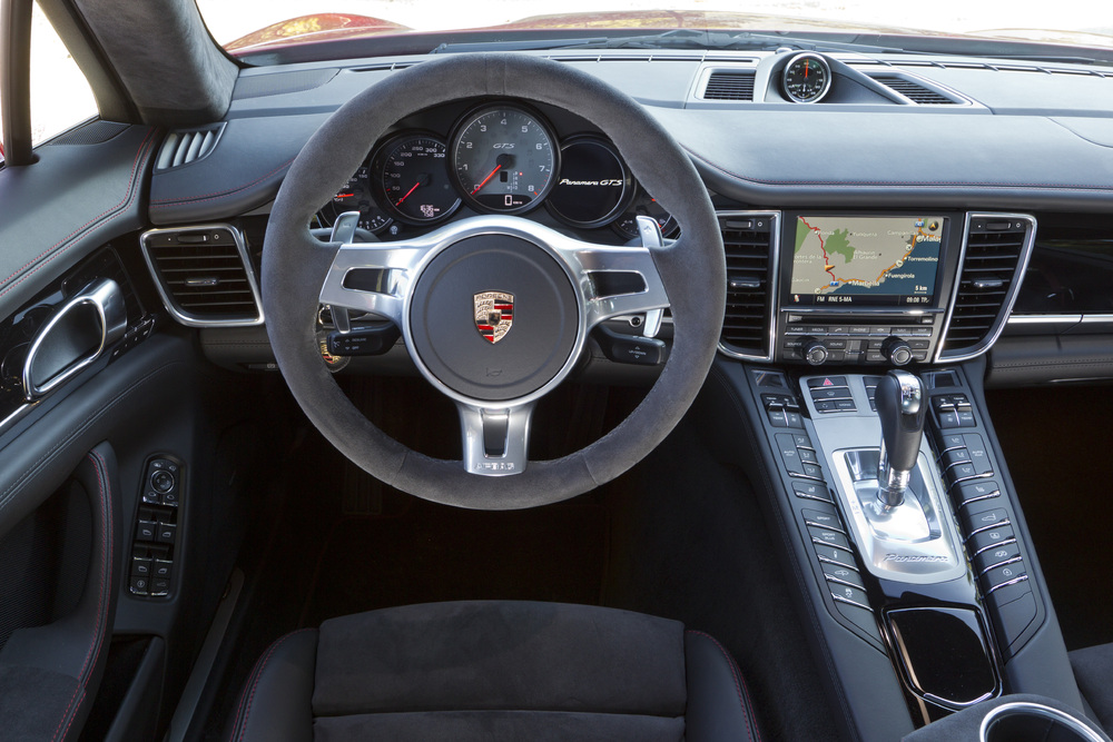 Porsche Panamera GTS interior dashboard