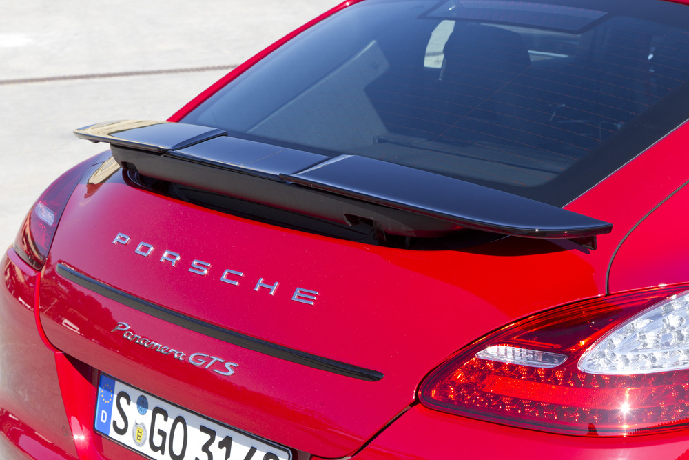 Porsche Panamera GTS bootlid spoiler