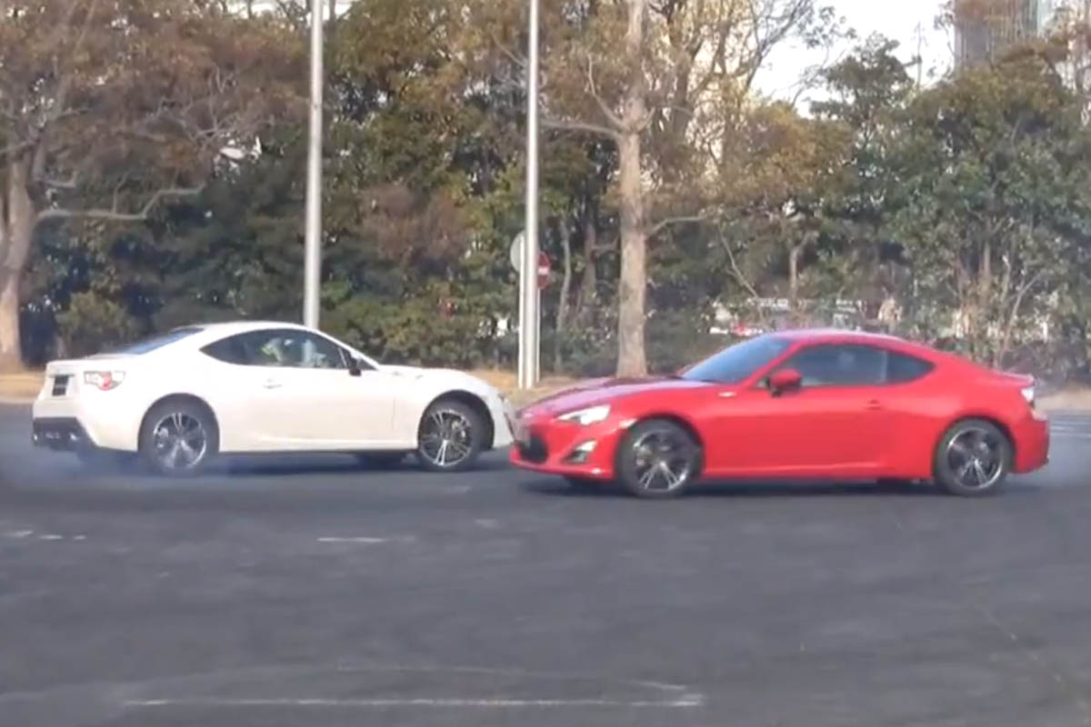 Video: Toyota GT 86 goes drifting